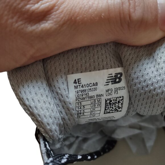 New Balance 410v8 Trail Running Shoes Men's 13 4E Extra Wide - New In Box - Picture 8 of 9